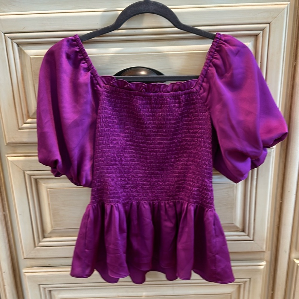 Skies Are Blue Boutique Smocked Top